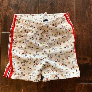 Never worn Janie and Jack Snoopy shorts